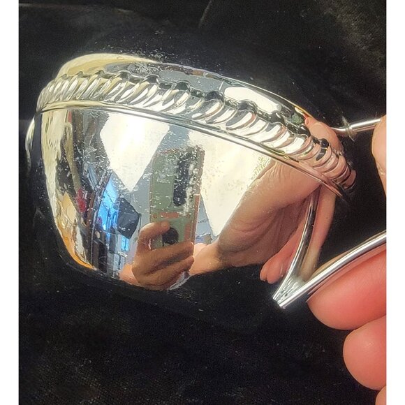 Vintage Irvinware Chrome Creamer and Sugar Bowl, set of 2 - Picture 8 of 15